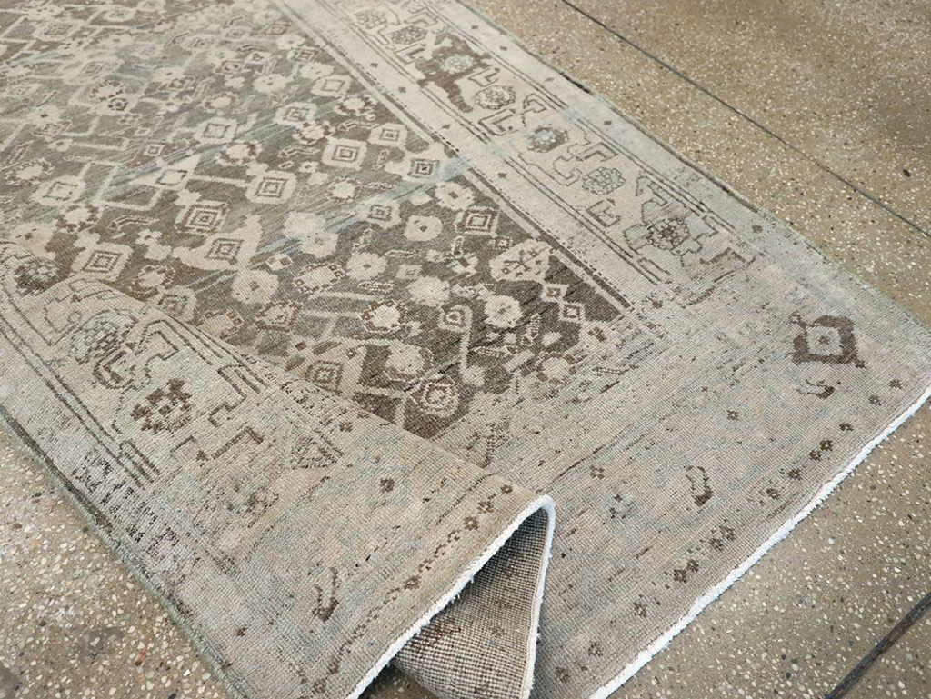 Antique Persian Bidjar Rug, No.21625 - Staging