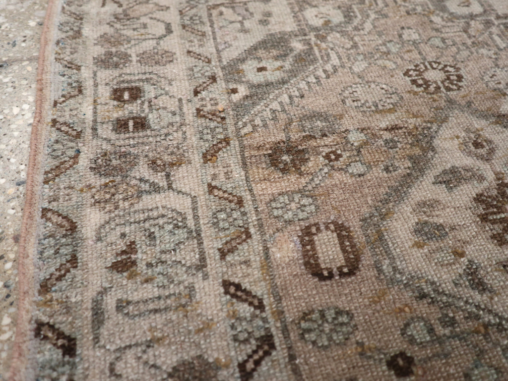 Vintage Persian Malayer Square Rug, No.21626 - Staging