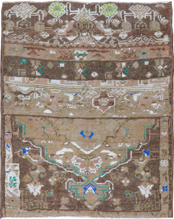 Antique Persian Tabriz Sampler Rug, No.21628 - Staging