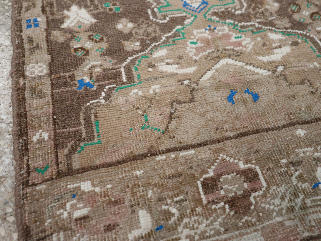 Antique Persian Tabriz Sampler Rug, No.21628 - Staging