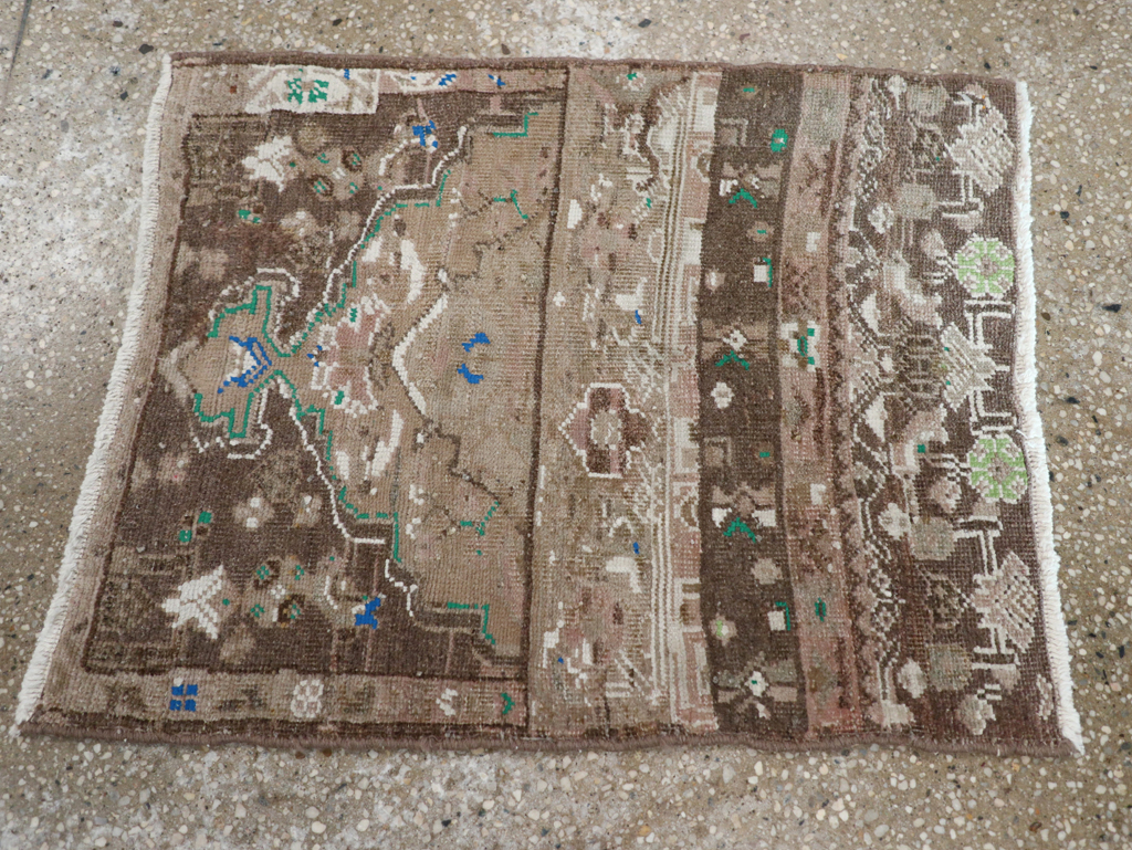 Antique Persian Tabriz Sampler Rug, No.21628 - Staging