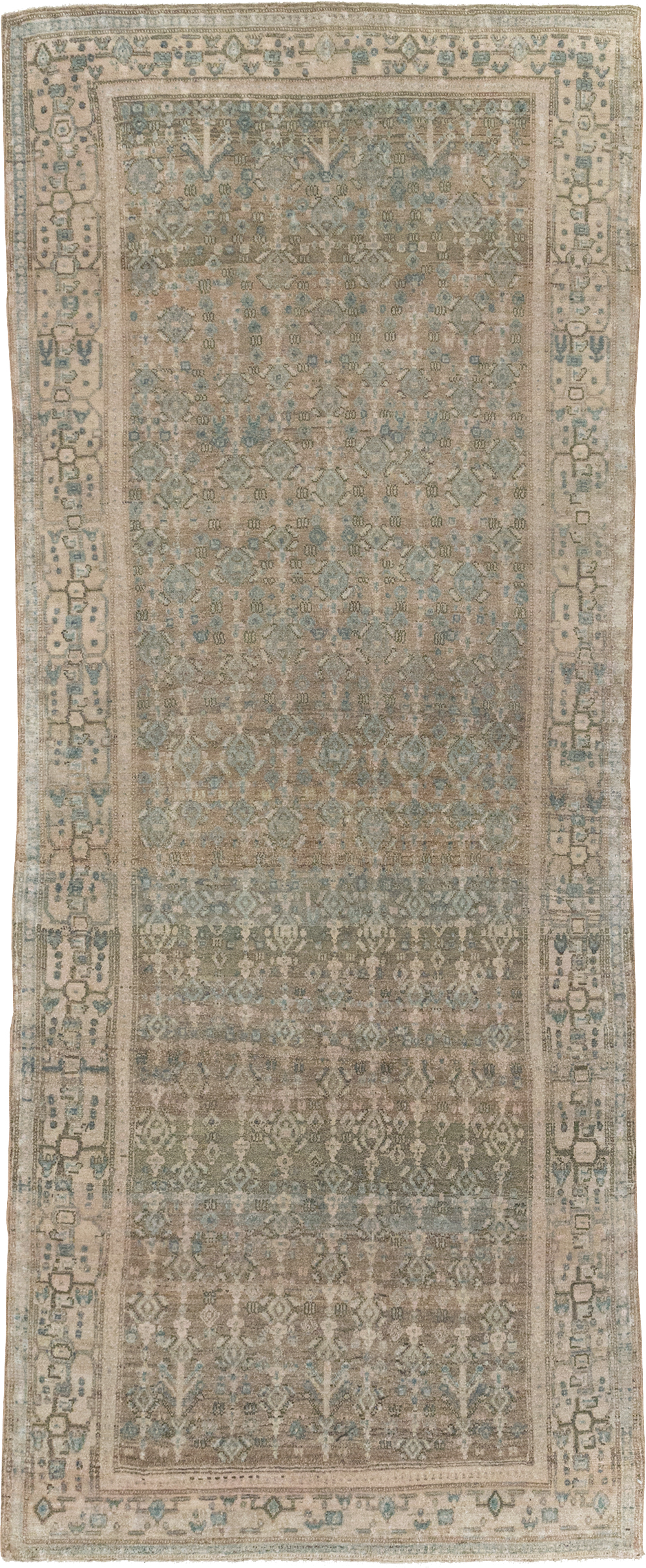 Vintage Senneh Malayer Runner, No.21630 - Staging