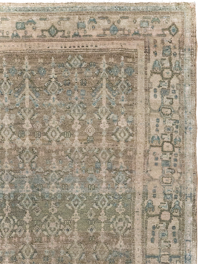 Vintage Senneh Malayer Runner, No.21630 - Staging