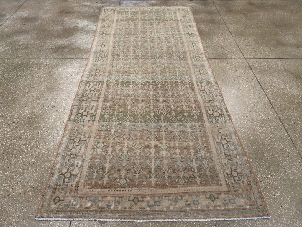 Vintage Senneh Malayer Runner, No.21630 - Staging