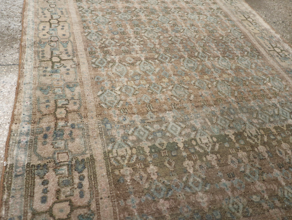 Vintage Senneh Malayer Runner, No.21630 - Staging
