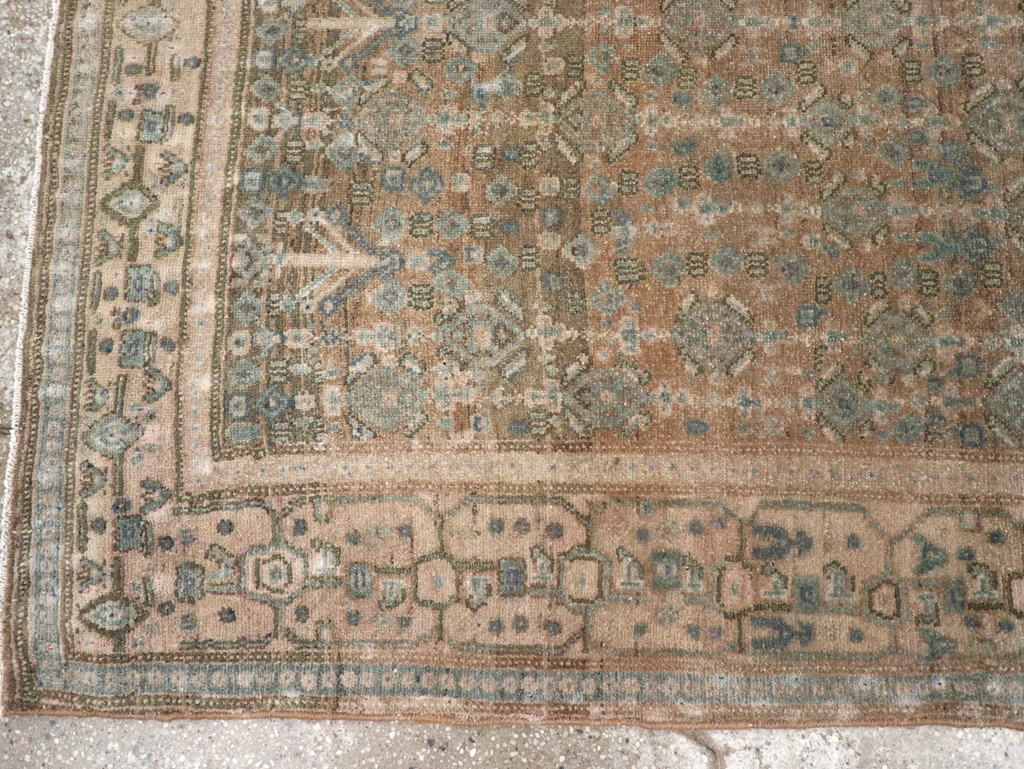 Vintage Senneh Malayer Runner, No.21630 - Staging