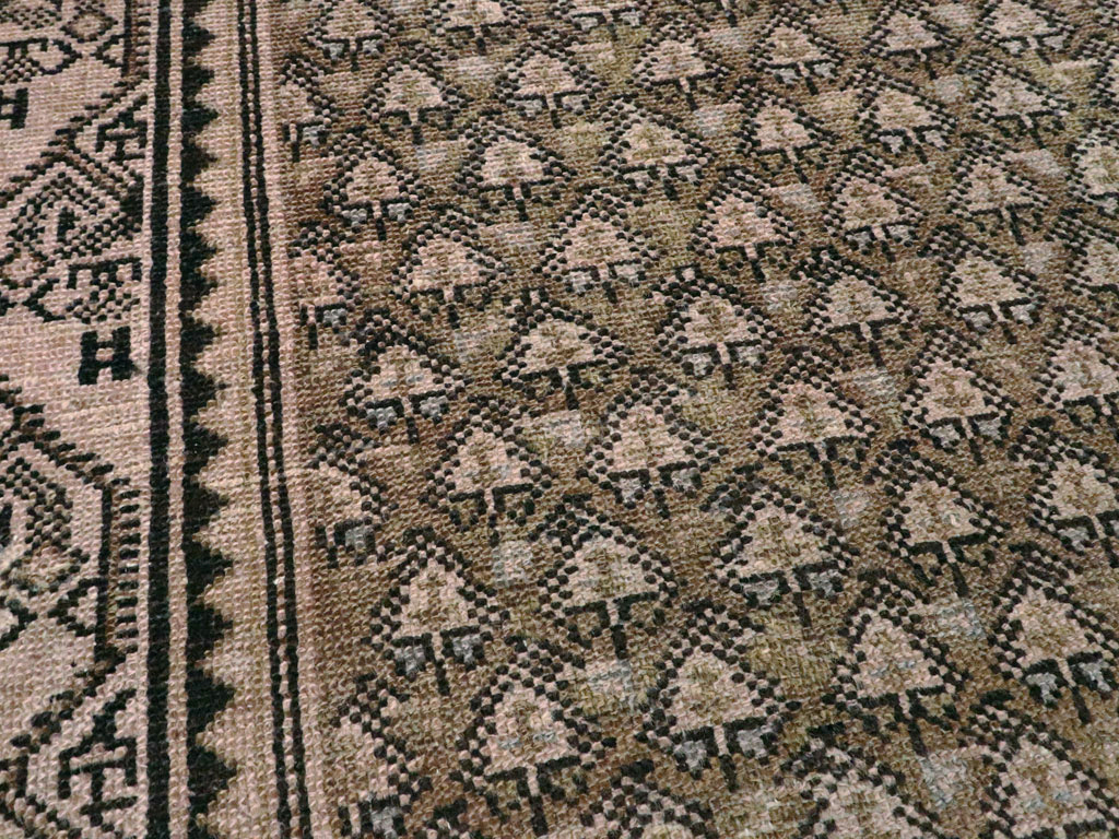 Vintage Persian Malayer Rug, No.21632 - Staging