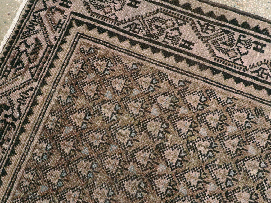 Vintage Persian Malayer Rug, No.21632 - Staging