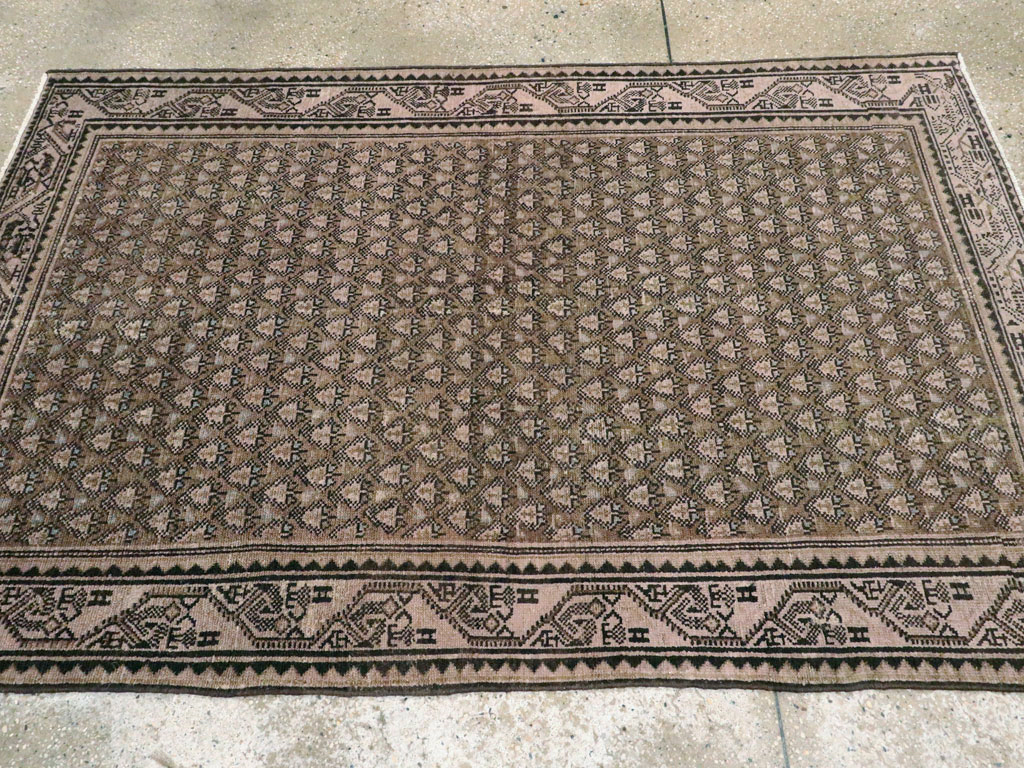 Vintage Persian Malayer Rug, No.21632 - Staging