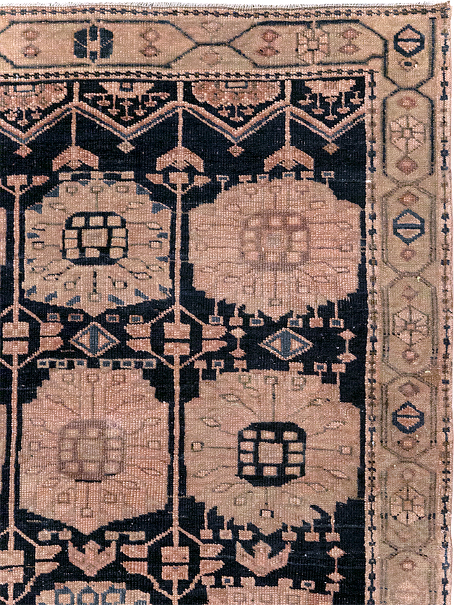 Vintage Persian Malayer Rug, No.21634 - Staging