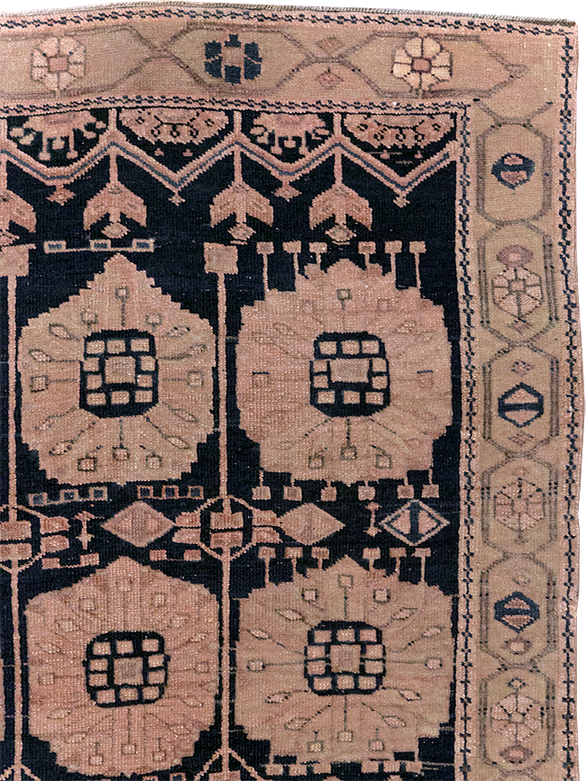 Vintage Persian Malayer Rug, No.21634 - Staging