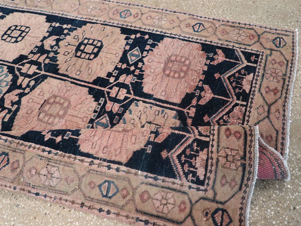 Vintage Persian Malayer Rug, No.21634 - Staging