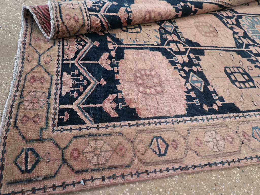Vintage Persian Malayer Rug, No.21634 - Staging