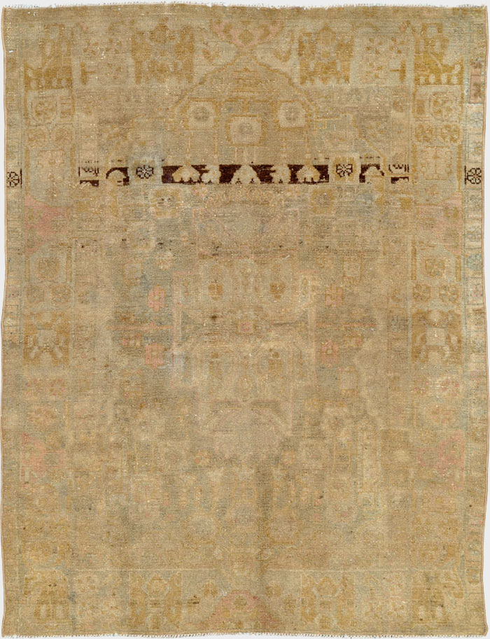 Vintage Persian Malayer Rug, No.21635 - Staging