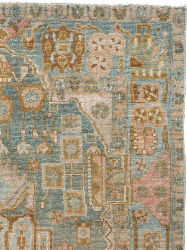 Vintage Persian Malayer Rug, No.21636 - Staging