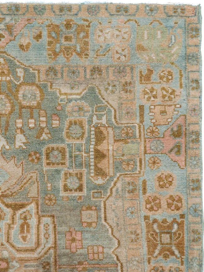 Vintage Persian Malayer Rug, No.21636 - Staging