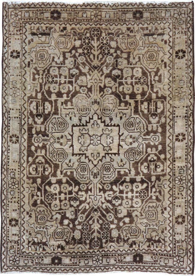 Vintage Persian Malayer Rug, No.21641 - Staging