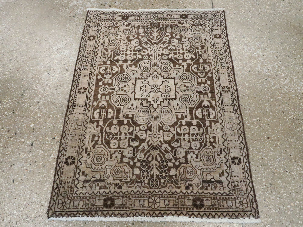 Vintage Persian Malayer Rug, No.21641 - Staging