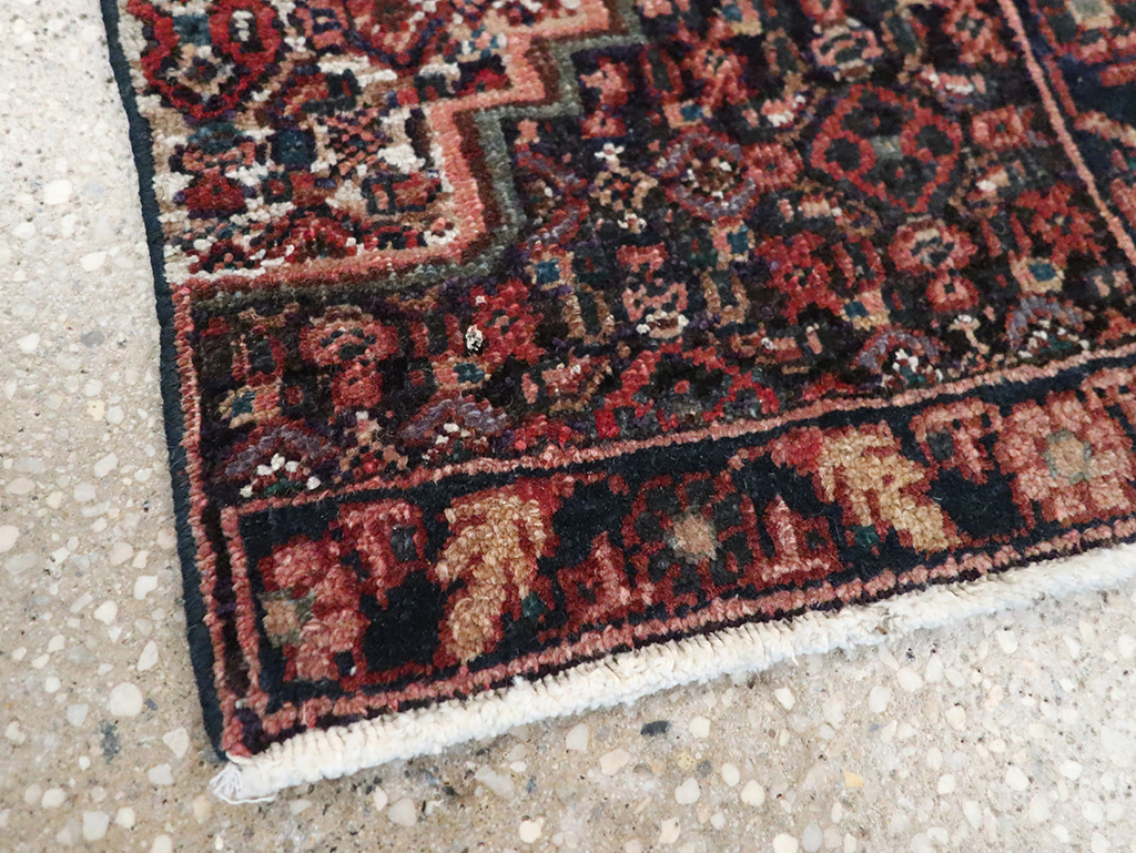 Vintage Persian Kurdish Sampler Rug, No.21644 - Staging