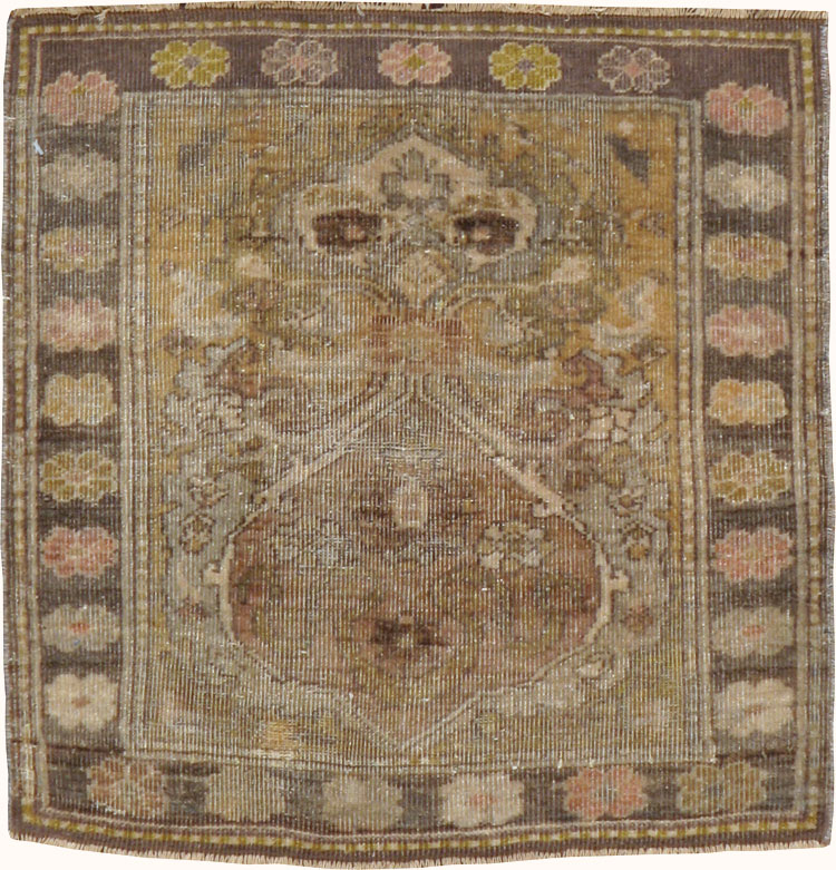 Antique Persian Malayer Square Rug, No.21645 - Staging