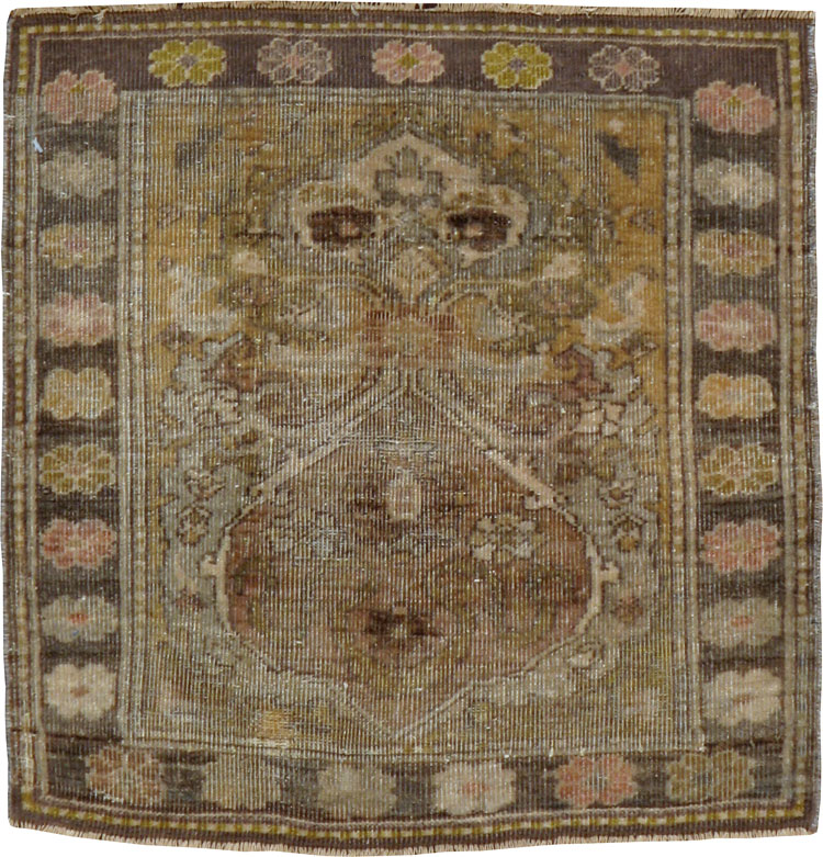 Antique Persian Malayer Square Rug, No.21645 - Staging