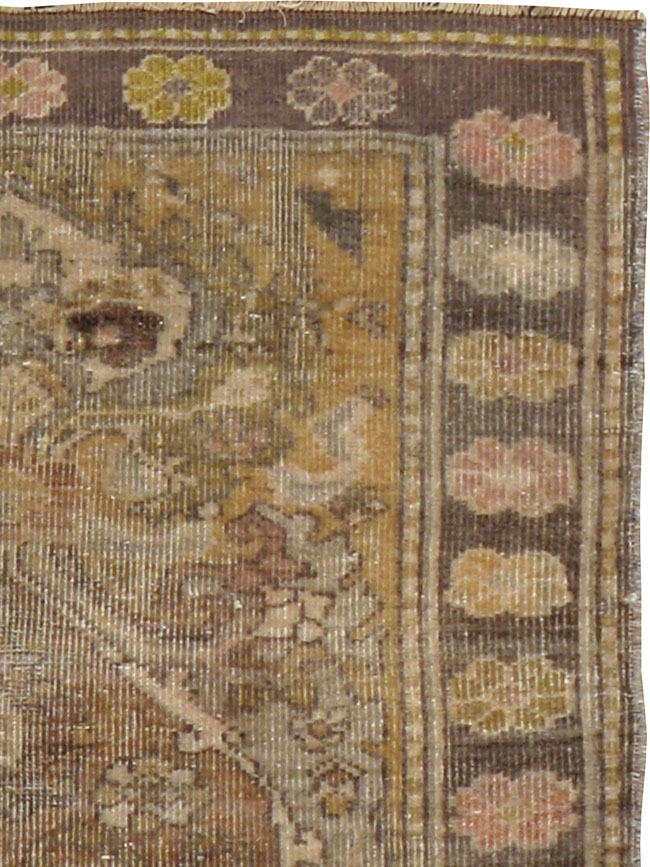 Antique Persian Malayer Square Rug, No.21645 - Staging