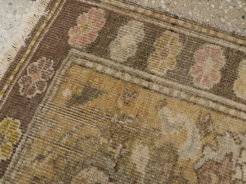 Antique Persian Malayer Square Rug, No.21645 - Staging