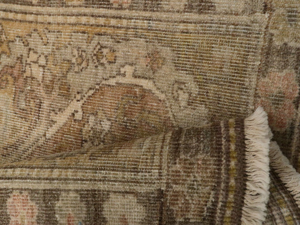 Antique Persian Malayer Square Rug, No.21645 - Staging