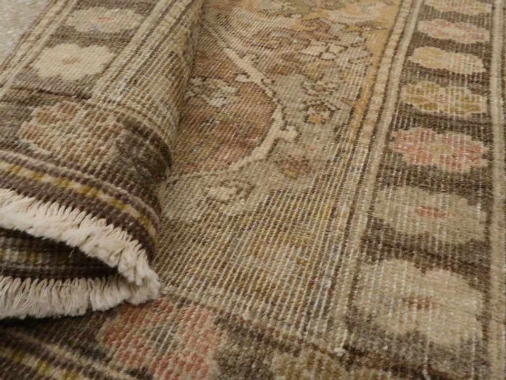 Antique Persian Malayer Square Rug, No.21645 - Staging