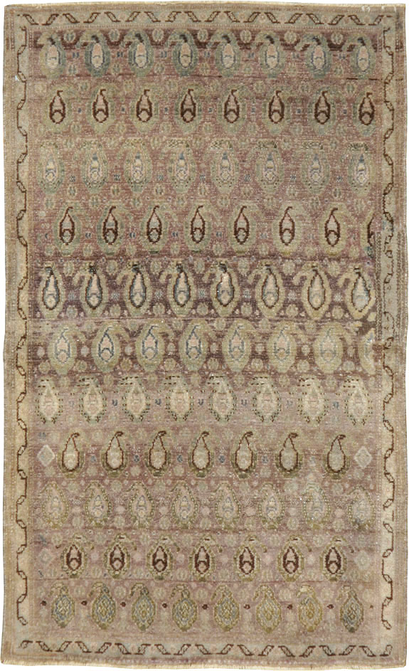 Vintage Persian Malayer Rug, No.21647 - Staging