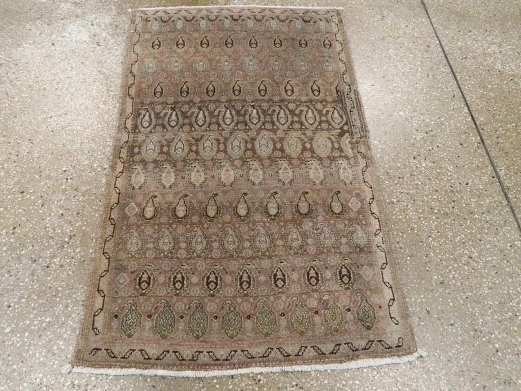 Vintage Persian Malayer Rug, No.21647 - Staging