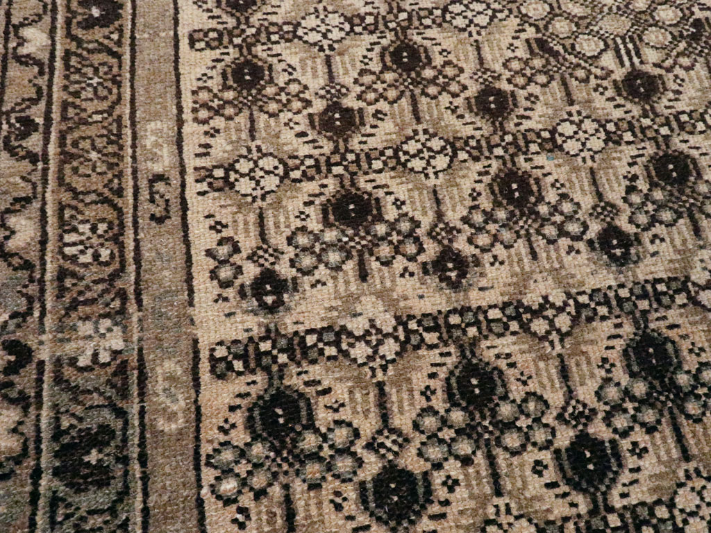 Vintage Persian Malayer Rug, No.21650 - Staging