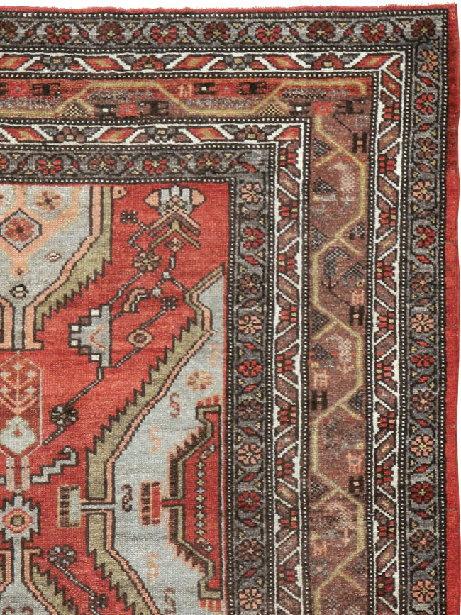 Vintage Persian Malayer Rug, No.21653 - Staging