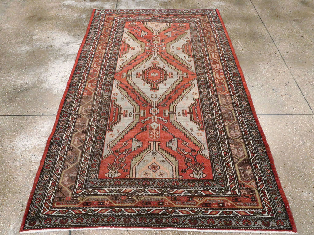 Vintage Persian Malayer Rug, No.21653 - Staging