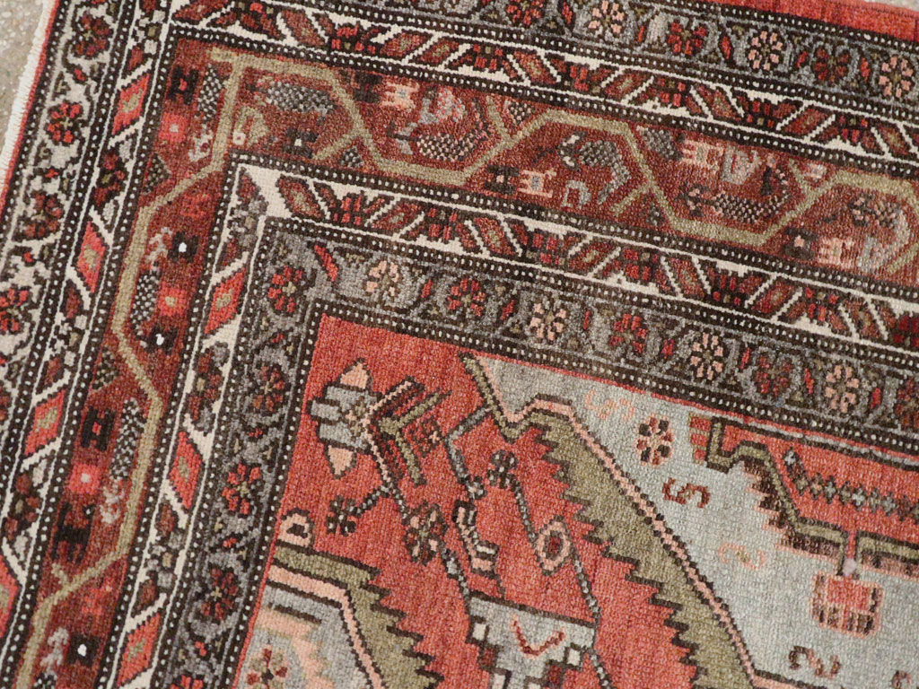 Vintage Persian Malayer Rug, No.21653 - Staging