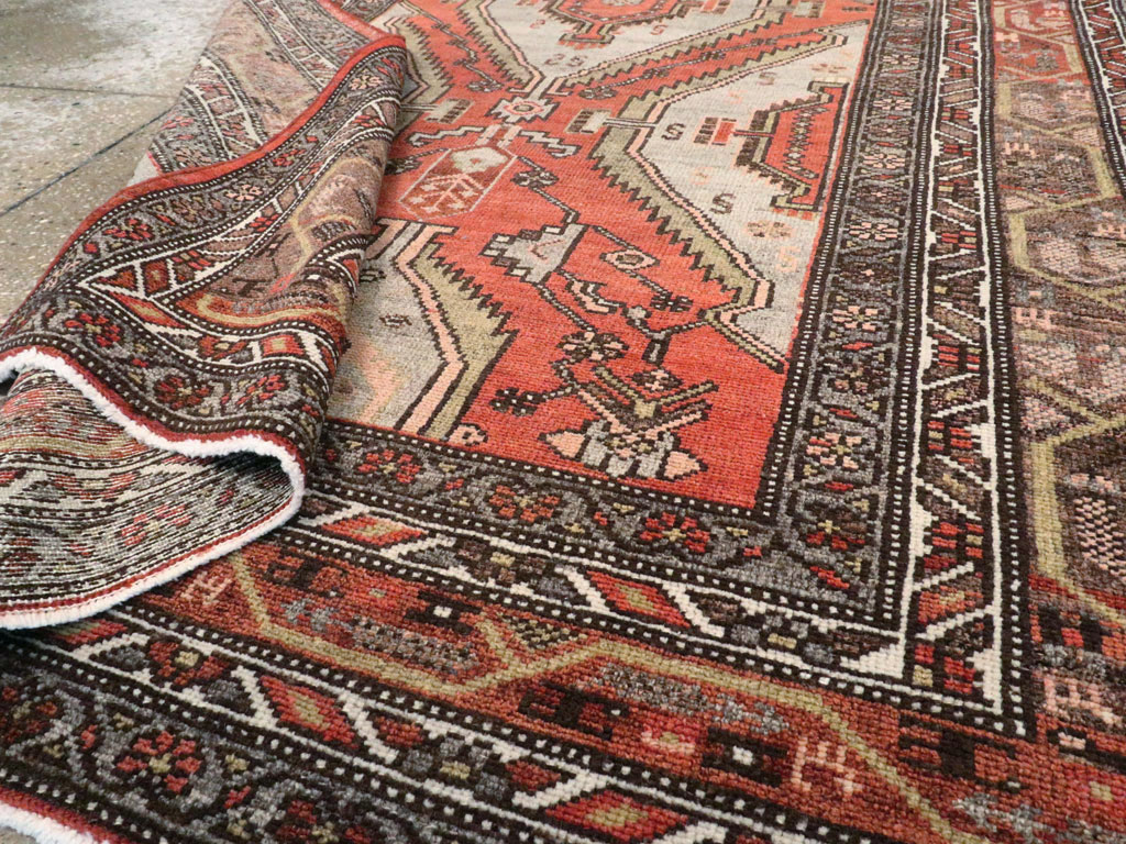 Vintage Persian Malayer Rug, No.21653 - Staging