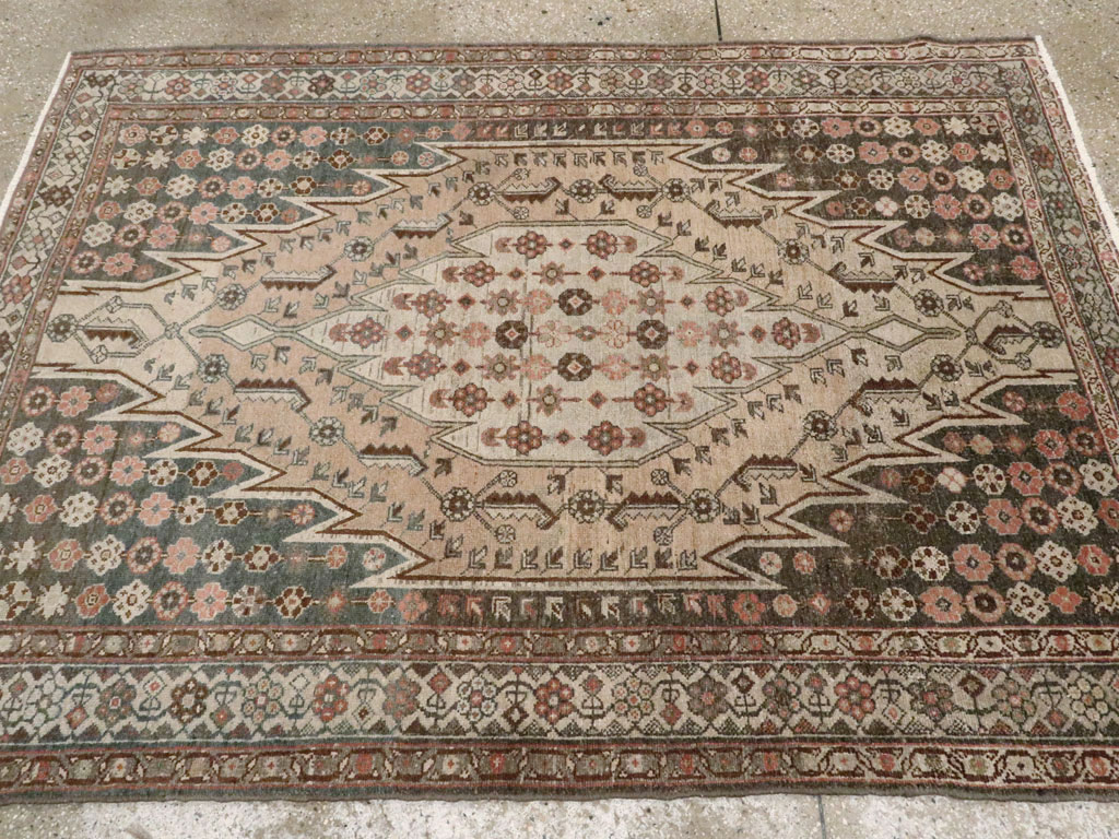 Antique Persian Malayer Rug, No.21655 - Staging