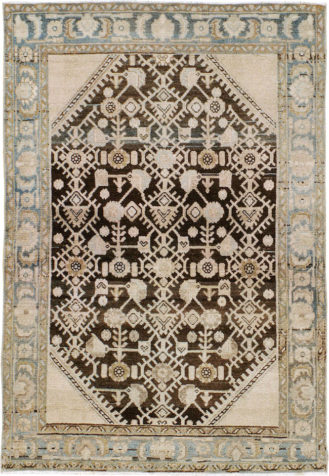 Vintage Persian Malayer Rug, No.21656 - Staging