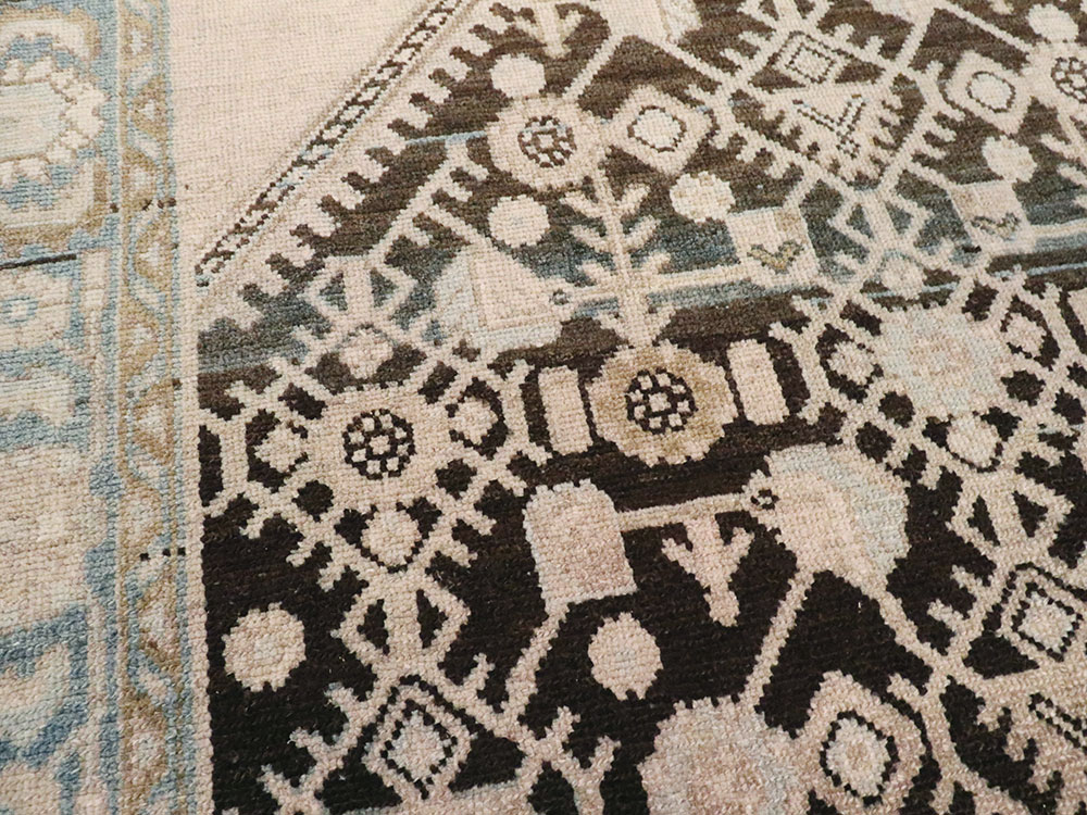 Vintage Persian Malayer Rug, No.21656 - Staging
