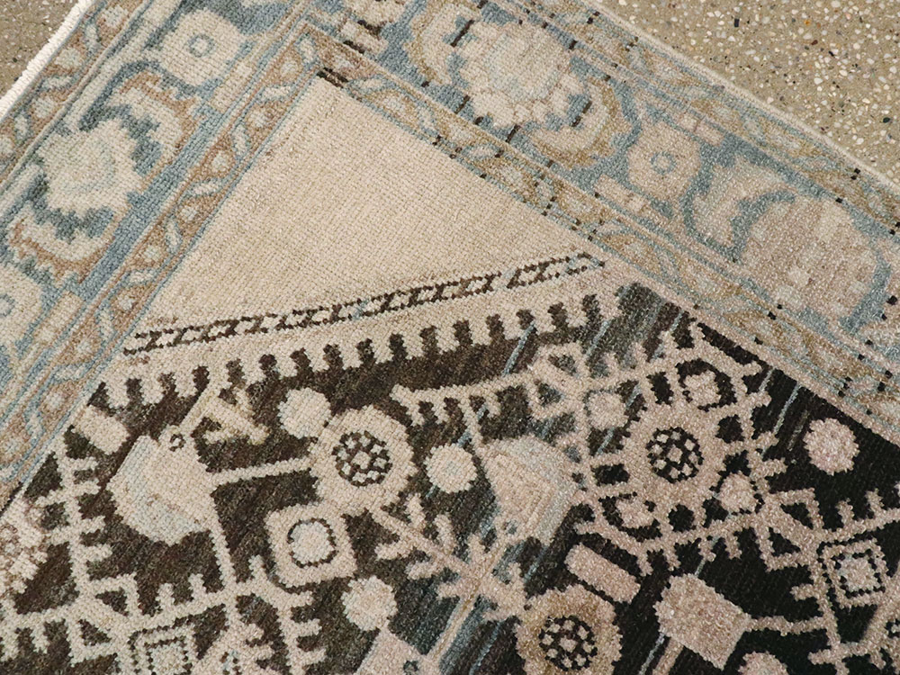 Vintage Persian Malayer Rug, No.21656 - Staging