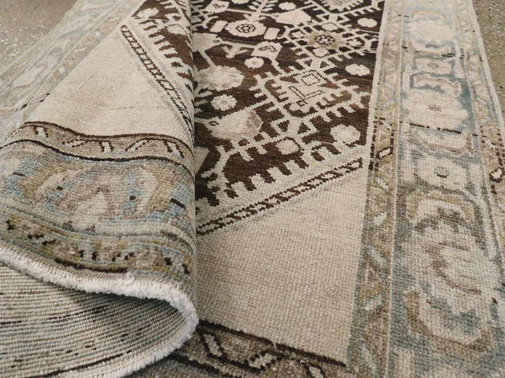 Vintage Persian Malayer Rug, No.21656 - Staging
