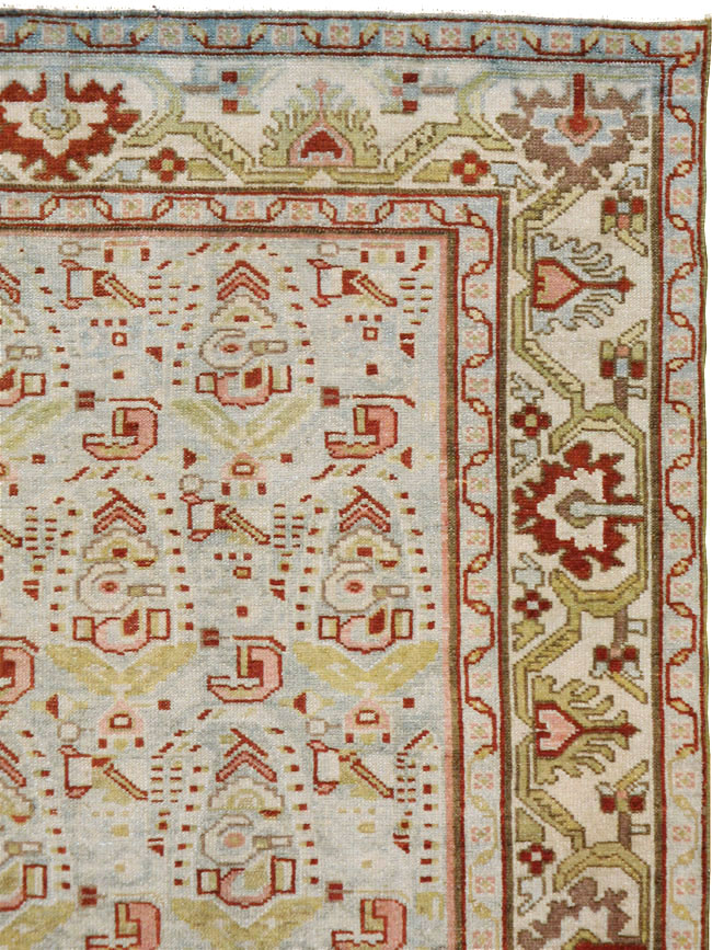 Vintage Persian Malayer Rug, No.21657 - Staging
