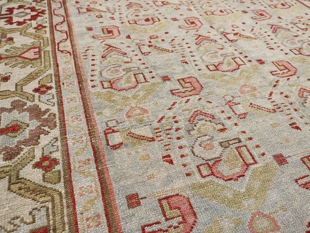 Vintage Persian Malayer Rug, No.21657 - Staging