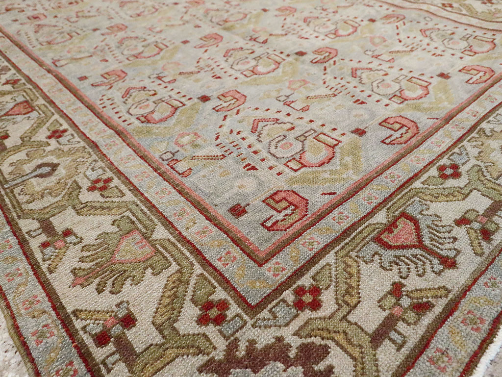 Vintage Persian Malayer Rug, No.21657 - Staging