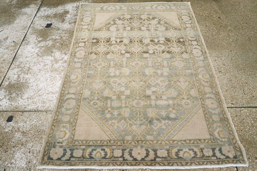 Vintage Persian Malayer Rug, No.21658 - Staging
