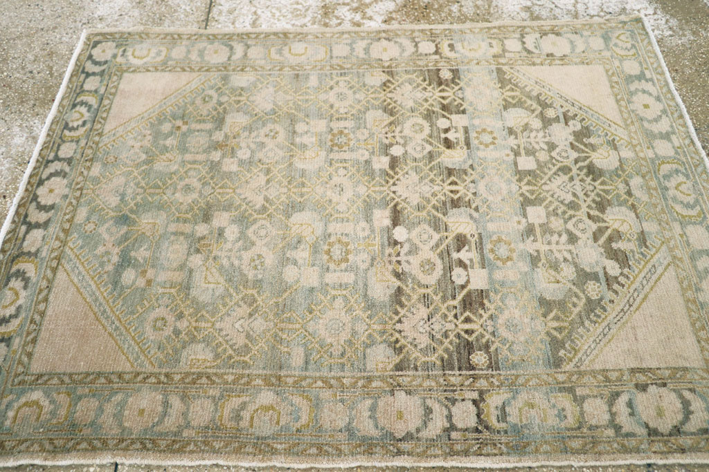 Vintage Persian Malayer Rug, No.21658 - Staging