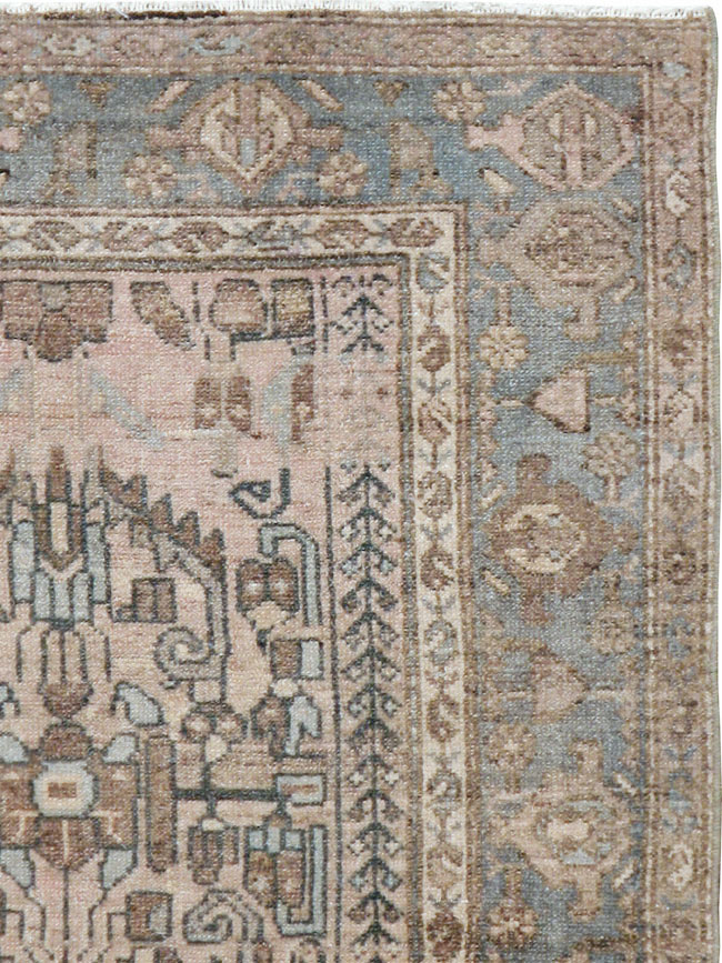 Vintage Persian Malayer Rug, No.21660 - Staging