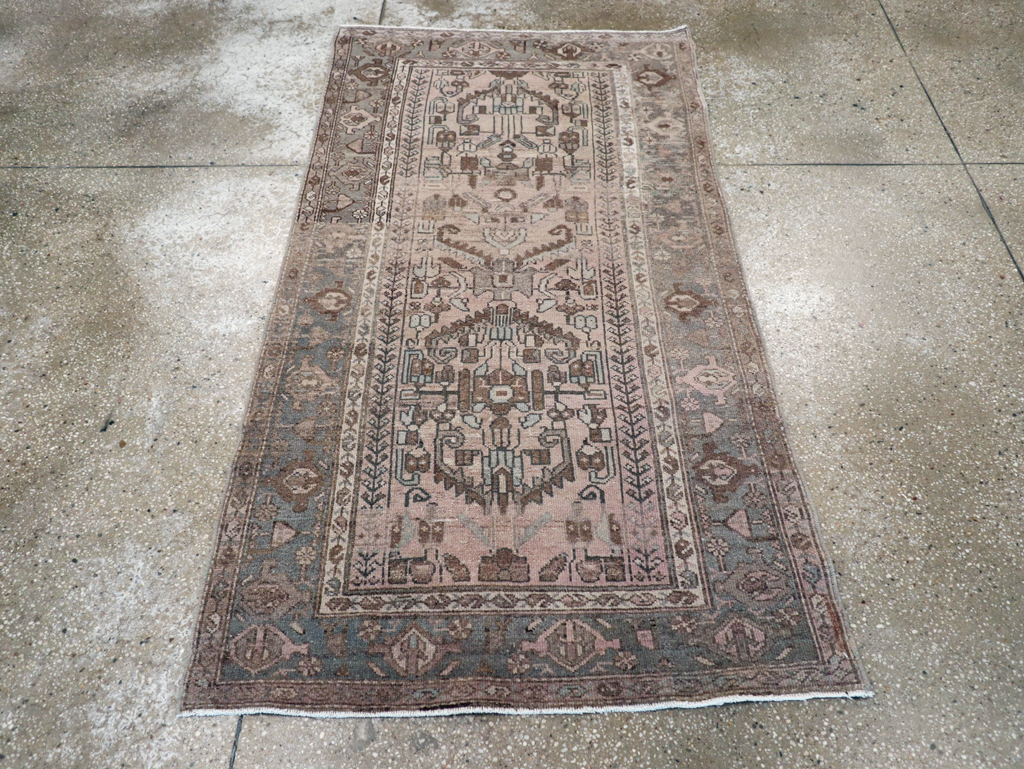 Vintage Persian Malayer Rug, No.21660 - Staging