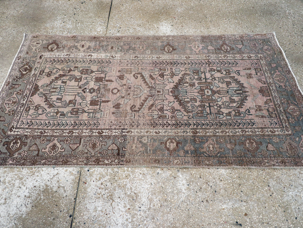 Vintage Persian Malayer Rug, No.21660 - Staging