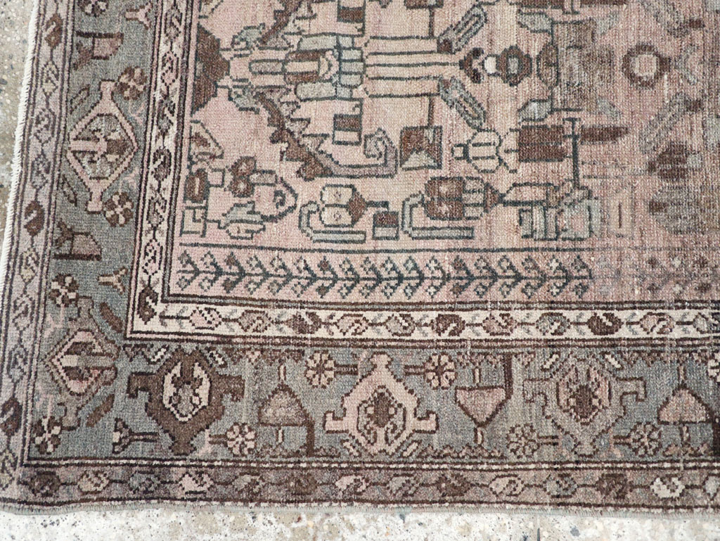 Vintage Persian Malayer Rug, No.21660 - Staging